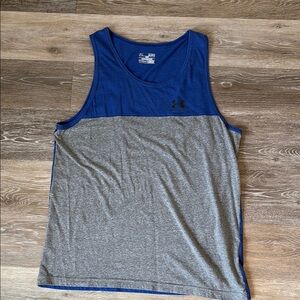 Under Armour Royal Blue and Heather Gray Tank